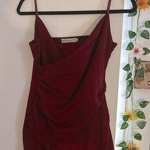 Dark red mini dress (medium/large)